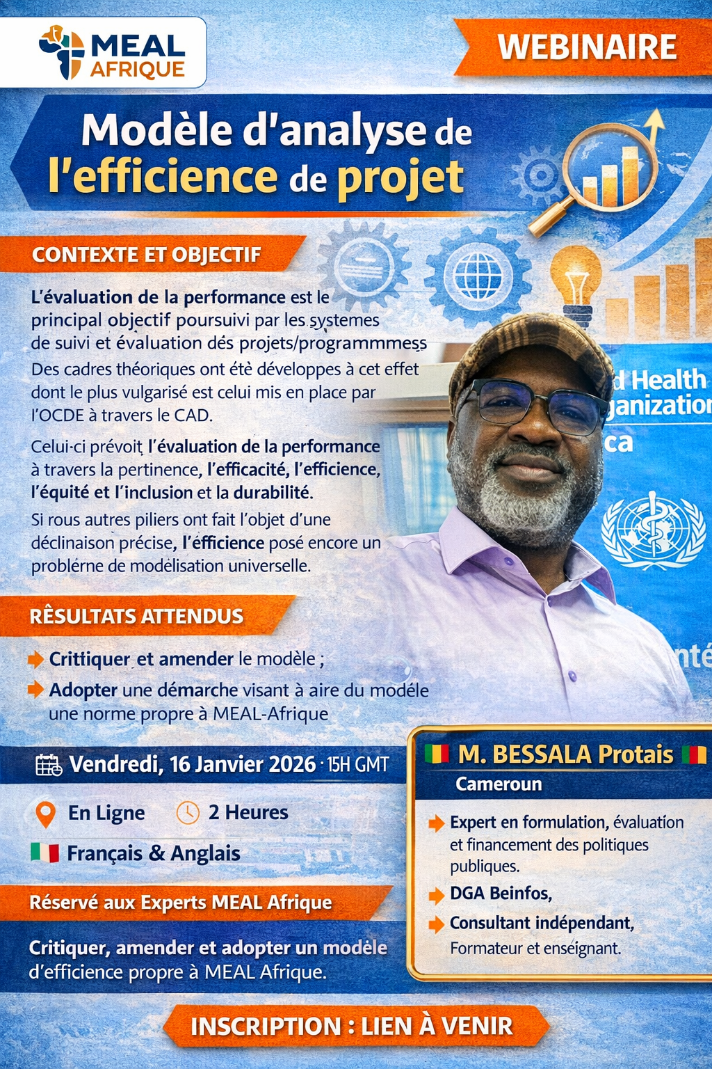 Webinaire sur l'efficience